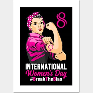 Break The Bias International Womens Day 2022 Women 8 March Posters and Art